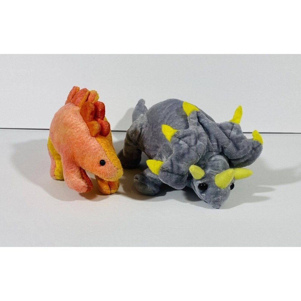 Dinosaur Plush Stuffed Animals Dino Kids Toys Stegosaurus Stuffins Triceratops
